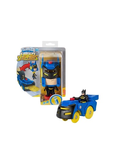 Imagınext Hgx78/hgx91 Dc Super Frıends Head Shıfters Serisi Batman & Batmobıle