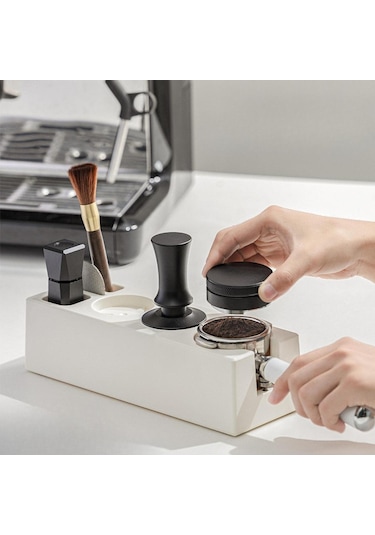 Suntek 51/54/58mm Espresso Sabotaj Portafiltreleri Için Beyaz