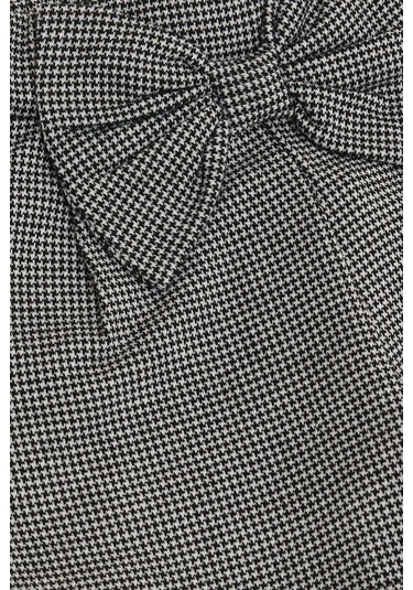 Breeze Kız Çocuk Şort Kazayağı Desenli Fiyonklu 1.5-5 Yaş, Siyah-siyah Siyah