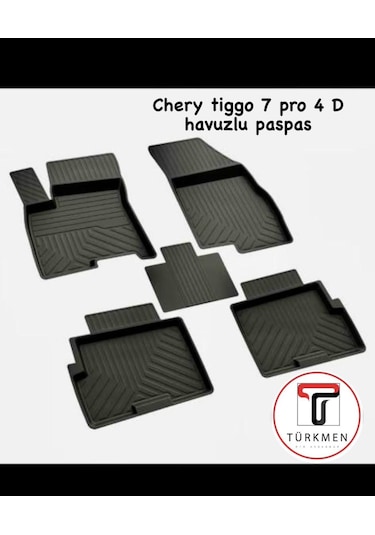 Türkmen Chery Tiggo 7 Pro Araca Özel 4d Havuzlu Paspas