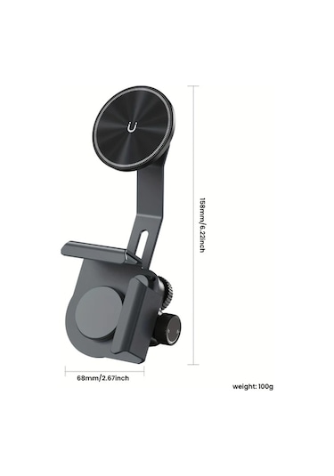 Honeybeeshop Su7y Tesla Model Y 3 S X Cybertruck Aksesuarları Yapıştırıcı Gerektirmeyen Manyetik Araç Telefon Tutucu Gösterge Paneli