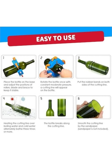 Jialan Cam Şişeler İçin Şişe Kesici, Şişe Kesici, Cam Kesici, Hr