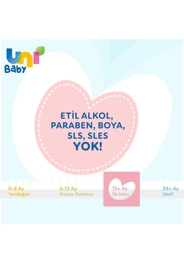 Uni Baby İlk Adım Islak Mendil 24 x 52'li 1248 Yaprak