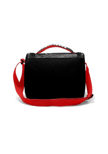 Coral High Kids Siyah Kırmızı Anime Araba Desenli Thermo Beslenme Çantası 11747