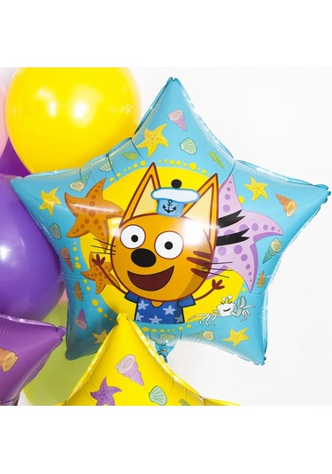 Eventbox Üç Kedili Balon Seti 373545234 GRİ