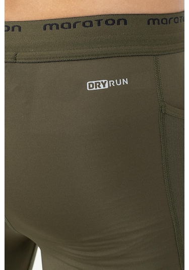 Maraton Active Slimfit Erkek Koşu Haki Tayt 21965-haki Haki