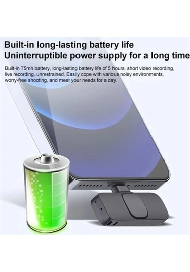 Lightning Kablosuz Yaka Mikrofonu