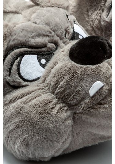 Twigy Cane Kadın,Garson Boy Hayvanlı Panduf Gri 33/38 AA0620 Gri