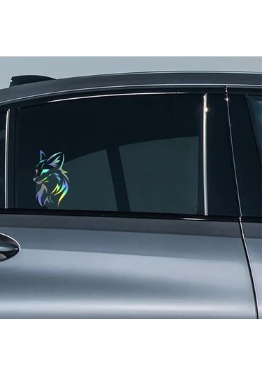 Vinil Tilki Yüz Araba Çıkartma Dekorasyon Motosiklet Çıkartma Sevimli Araba Dekorasyon Style4 15cm 1 Piece Set