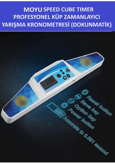 Moyu Zeka Küpü Zamanlayıcı - Speed Cube Timer - Sabır Küpü Kronometresi
