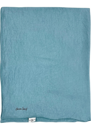 Harem Scarf Brisa Vual Şal - Açık İndigo İndigo 05
