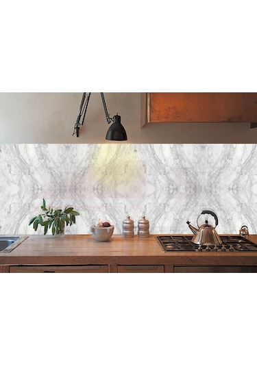 Tink Kendinden Yapışkanlı Gri Ağ Desenli Pvc Panel 41x62 Cm