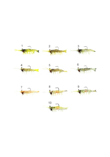 Captain 3049 Magic Shrimp 3d Silikon Karides 76mm 5.5gr Suni Yem