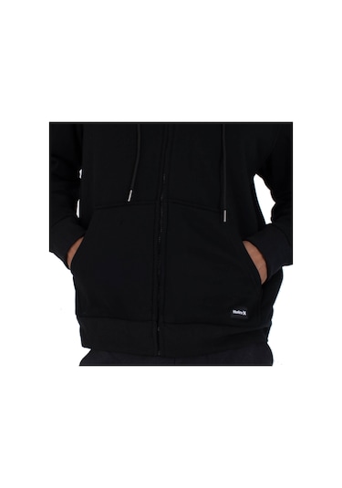 Hurley Hurley Alps 2.0 Zip Hood Erkek Siyah Polar Blk Siyah