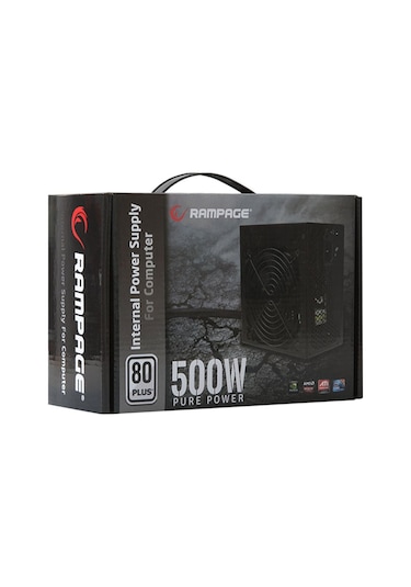Rampage RMP-500-80P 500W 80+ 12 CM Fanlı Güç Kaynağı