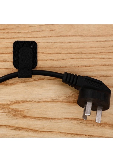 Suntek Yeniden Kullanılabilir Mutfak Aletleri Kablo Sarıcı 10-adet-siyah