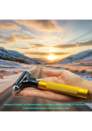 Fochsia Mavi Siyah Acil Durum Cam Kırıcı Araç Ev Güvenlik Çekici Yangın Kaçış Aleti Tren Gemi Yüksek Bina