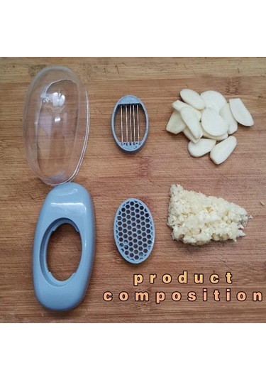 2'si 1 Arada Sarımsak Dilimleyici Küçük Ev Tipi Sarımsak Ezici Pişirme Aleti Manuel Basmalı Sarımsak Öğütme Rendesi Mutfak Aletleri Ve Yeşil