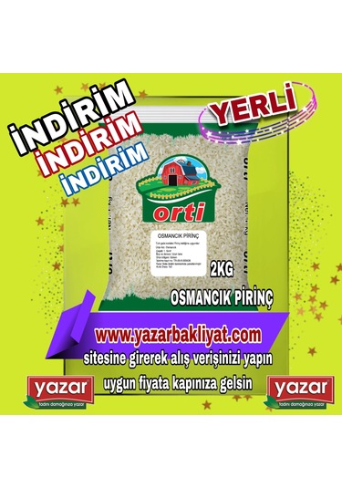 Orti Osmancık Pirinç 2 Kg X 10 Paket