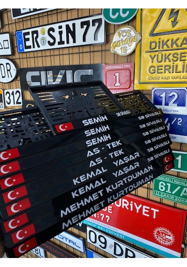 Kişiye Özel Plakalık Pleksi Plakalık
