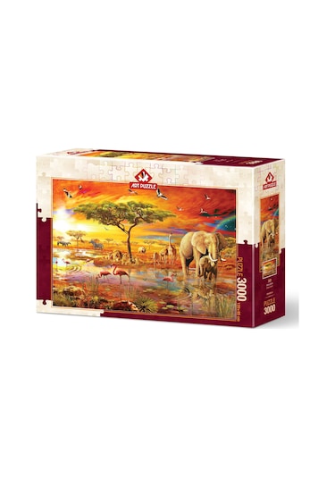 Art Puzzle 3000 Parça Afrika Safari Puzzle
