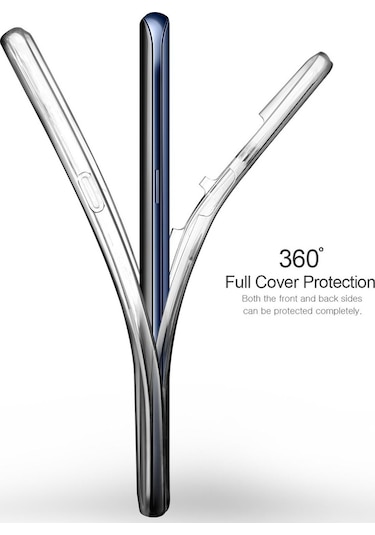 Teknomoda Xiaomi Redmi Note 8 Pro 360 Derece Kilif Silikon Seffaf Ön Arka 398198187