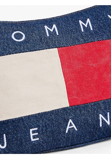 Tommy Hilfiger Tjw Arşiv Denim Omuz Kadın Mavi Omuz Çantası Aw0aw182131af Mavi