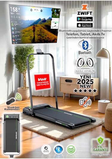 Dynamic Walkfitpad T500 Enerji Tasarruflu Yağlama Gerektirmeyen Koşu Bandı
