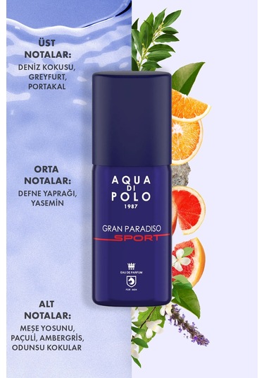 Aqua Di Polo 1987 Gran Paradiso Sport Metal Şişe Erkek Parfüm EDP 100 ML