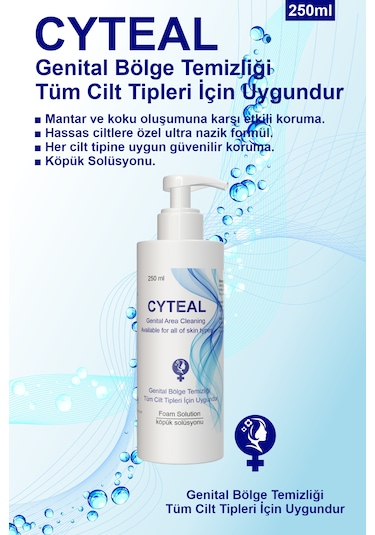 Cyteal Genital Bölge Temizleme Köpüğü 250 ML