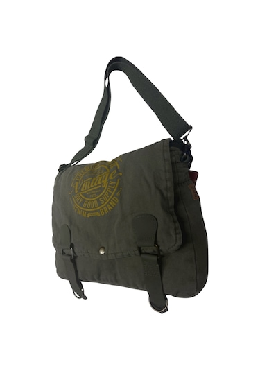 Vintage Salaş Kaliteli Unisex Günlük Gezi Kamp Okul Postacı Omuz Çantası San Diego 32 Cm X 25 Cm Haki - Haki Vintage Salaş Kaliteli Unisex Günlük Gezi Kamp Okul Postacı Omuz Çantası San Diego 32 Cm X 25 Cm Haki - Haki