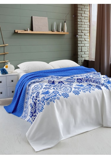 Menderes Home Cotton Collection Pike Çift Kişilik Pike Tulip Diğer