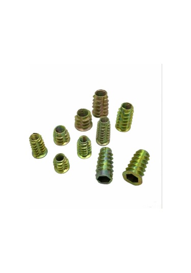 Symbee 100 Adet Karbon Çelik Açık Uç Cıvata Somunu Seti - Dayanıklı, Paslanmaz, Kolay Kurulum - M4/m5/m6/m8/m10 Boyutları Diğer