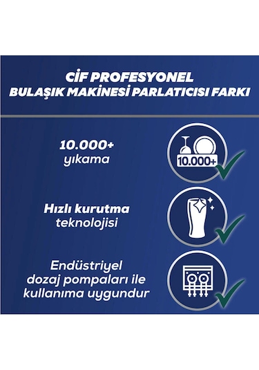 Cıf Pro End.bulasık Mak.parlatıcısı 10 Lt