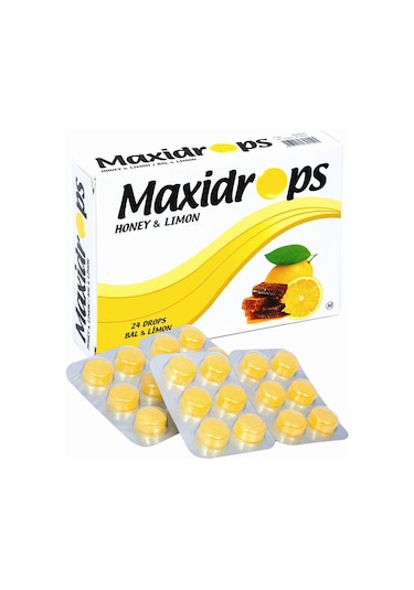 Maxidrops Bal Limon 24 Pastil