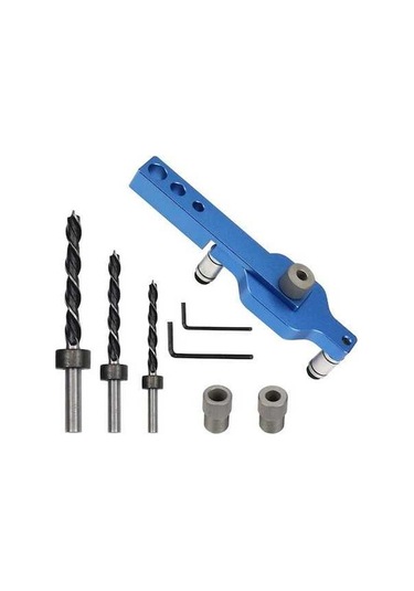 Ebitda 6/8/10mm Mavi Alüminyum Delik Belirleyici Seti - 3 Burç Ve 2 Anahtar