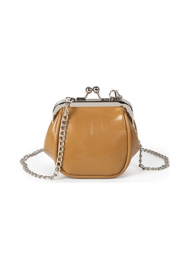 Zincir Askılı Vintage Esintili El Çantası, Gece Çantası, Deri Saplı Çapraz Çanta, Kadın 22x12x8 Cm, 1 Adet B Diğer