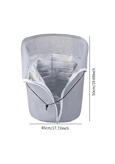 Suntek Bitki Don Koruma Örtüsü Sıcak Çanta Bahçe S-gri