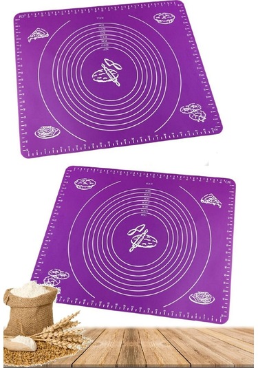 Silpat Hamur Açma Silikon Çok Amaçlı Pasta Fırın Hamur Alt Açma