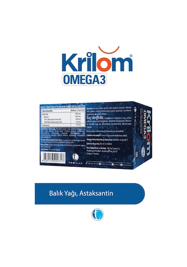 Krilom Omega 3 Takviye Edici Gıda 50 Yumuşak Kapsül