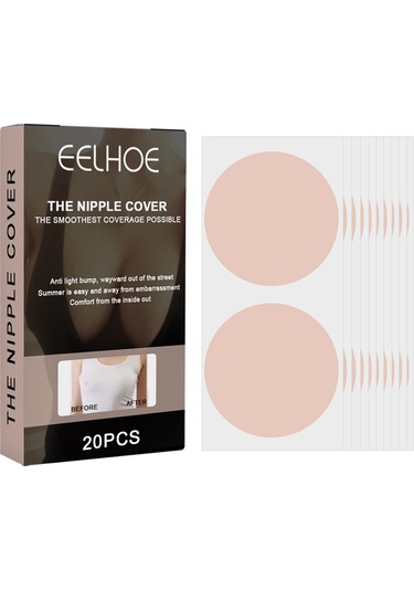 Vkemall 20 Adet Görünmez Ve Cilt Dostu Meme Ucu Kapakları, Rahat Kullanım Sunar