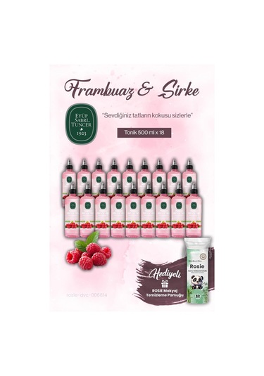 Eyüp Sabri Tuncer 500 Ml Frambuaz Sirke Tonik 18'li Ve Rosıe