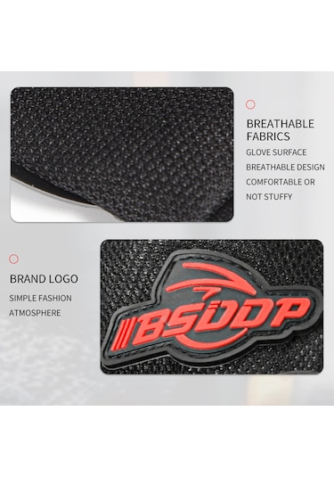 Springsun Bsddp Motosiklet Sürüş Eldiveni Rh-a0136: Çarpışma Koruma, Dokunmatik Ekran Desteği, Anti Kayma Ve Şok Emici Özellikli Siyah 2xl Büyüklük
