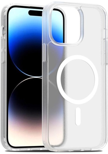 Joko İphone Uyumlu 15 Pro Max Kılıf Jota Seri Magsafe Kapak Şeffaf