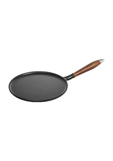 Staub La Cocotte Krep Tavası Ahşap Tutacaklı | Döküm Demir 28 CM