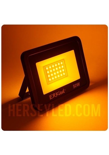 Erk 50w Amber Led Projektör 220v Erk-3750 A Amber