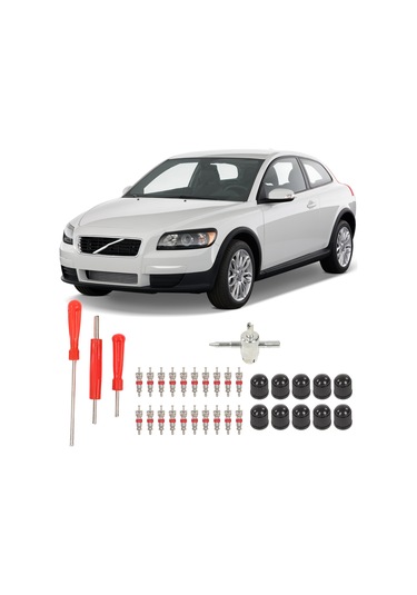 Lemestar 34 Parça Lastik Valfi Tamir Seti: Evrensel Uyumlu, Metal+abs Malzeme, Montaj-kaldırma Aracı, Otomobil-motosiklet-bisiklet İçin