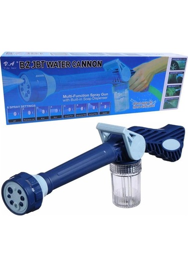 Otomobil Yıkama Sulama Fonksiyonlu Su Püskürtme Tabancası Deterjanlı Akıllı Tayzikli Basınçlı Bahçe 4741