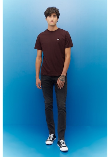 Lee Luke Slim Tapered Fit Normal Bel Esnek Jean Kot Pantolon L719ADER Antrasit