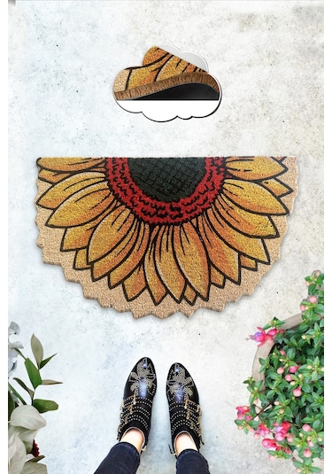 Coco Mirasol 45x75 Cm Doğal Koko Kıl Paspas,hindistan Naturel Kapı Önü Paspası Diğer